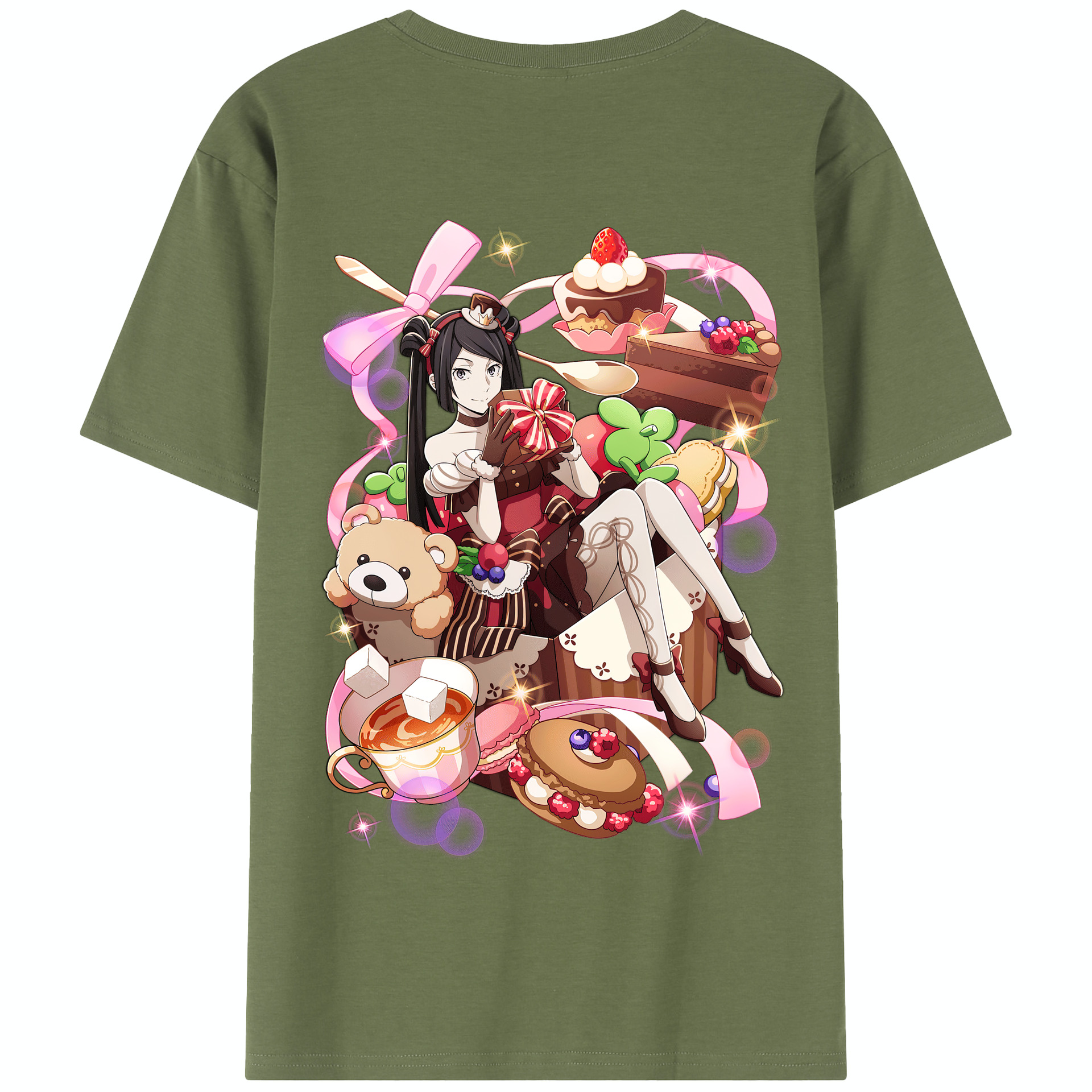 （画像用） 文豪ストレイドッグス Bungo Stray Dogs 綿100％半袖Tシャツ（背面プリント）